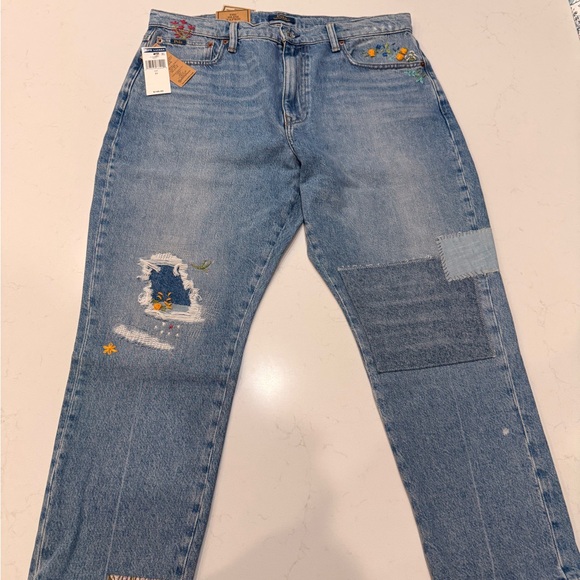 NWT – Polo Ralph Lauren – The Slim Taper Embroidered Jeans – Size 31 R - Picture 2 of 15
